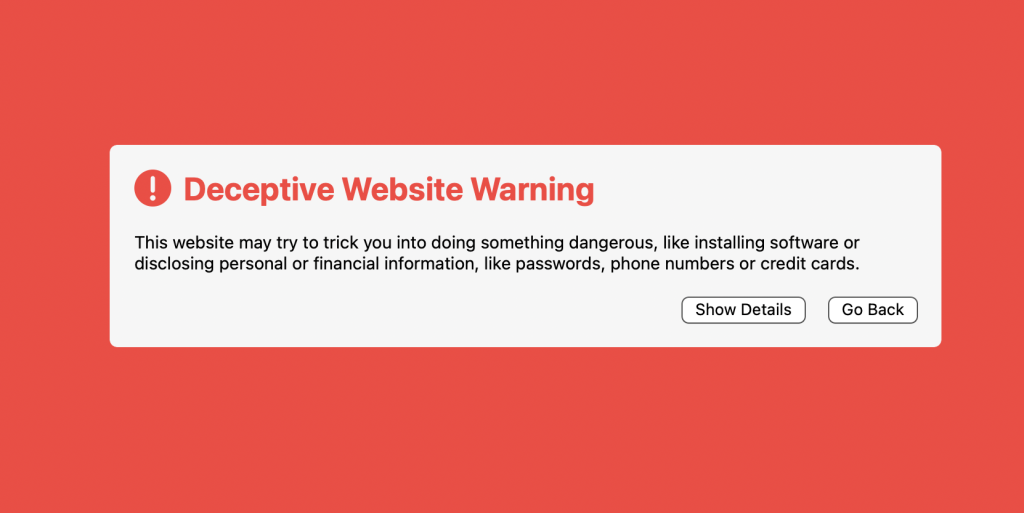 How to Fix a Deceptive Site 4 deceptive website warning