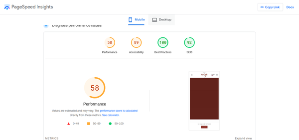 Page Speed Insights