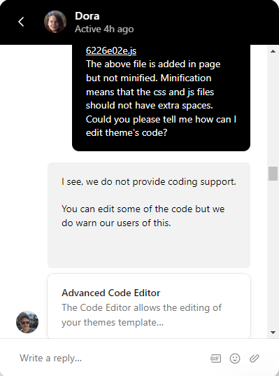 The Unminified JavaScript and CSS Files
