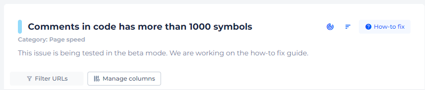 Comments in Code has More than 1000 Symbols