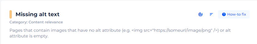 Missing Alt Text