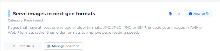 Serve Images in Next Gen Format
