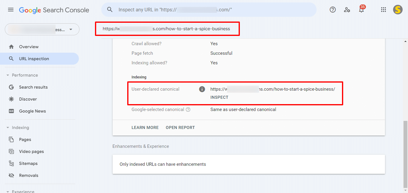 How to Fix Alternate Page with Proper Canonical Tag Issue 4 Canonical URl Through Inspecting