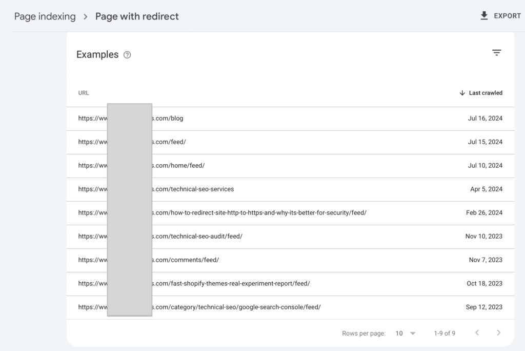 Feed URL in GSC: Should we noindex, disallow or remove feeds 4 Feed urls are redirecting in Google search console issue