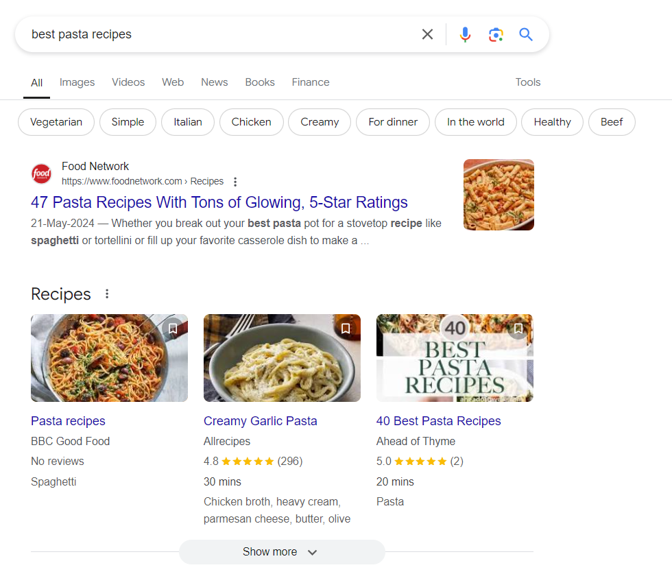 The Ultimate Guide to SERP Features: Elevate Your Digital Strategy 36 Best Pasta