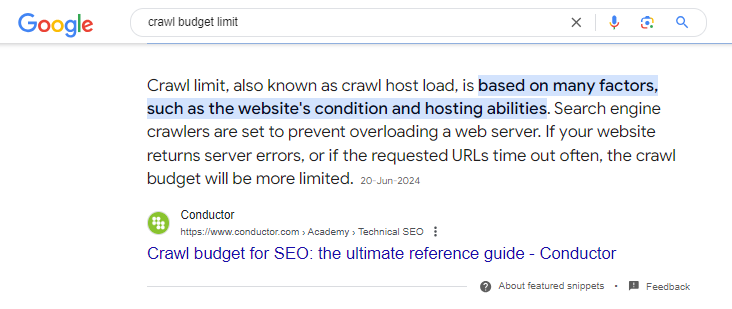 The Ultimate Guide to SERP Features: Elevate Your Digital Strategy 6 Crawl Budget Limit