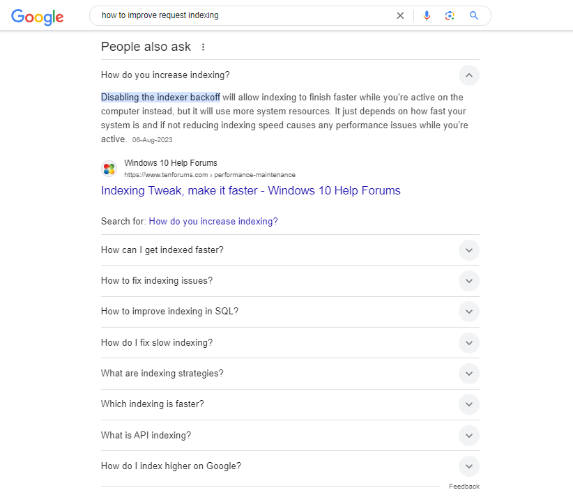 The Ultimate Guide to SERP Features: Elevate Your Digital Strategy 29 How To Improve Request Indexing