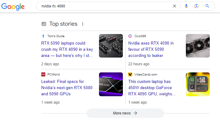 The Ultimate Guide to SERP Features: Elevate Your Digital Strategy 26 Nividia RTX 4090