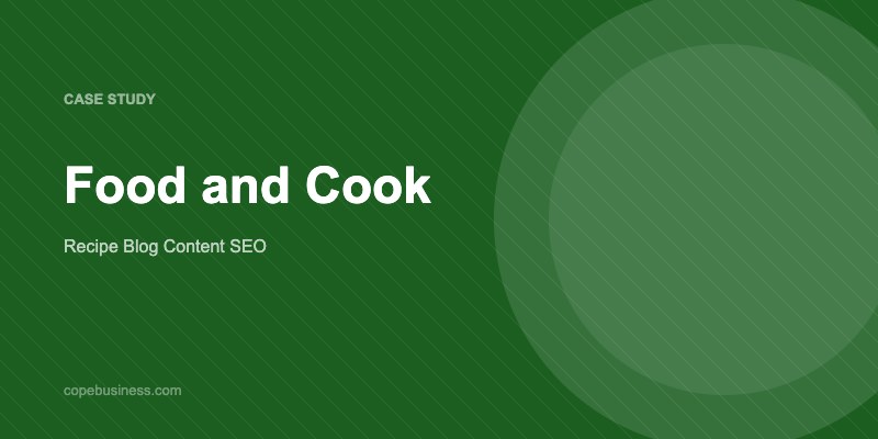 food and cook case study thumbnail