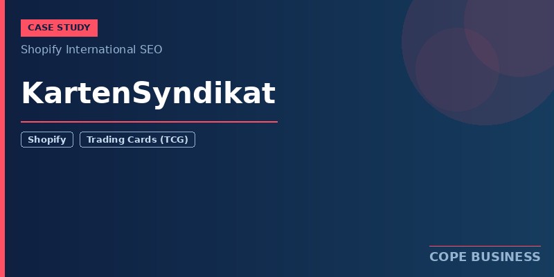 KartenSyndikat — Shopify International SEO for Pokemon Cards