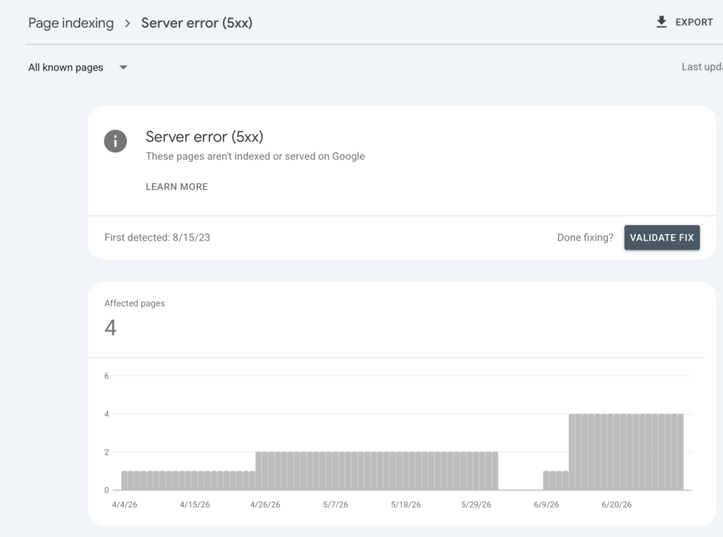 Search Engine Optimization 15 Server Error (5xx) in Google Search Console: Causes and How to Fix It